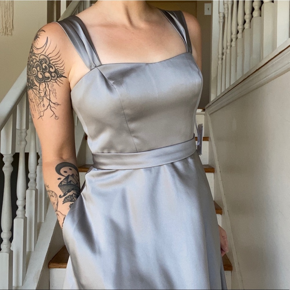 David’s Bridal size 4 tea length dress - Picture 4 of 11